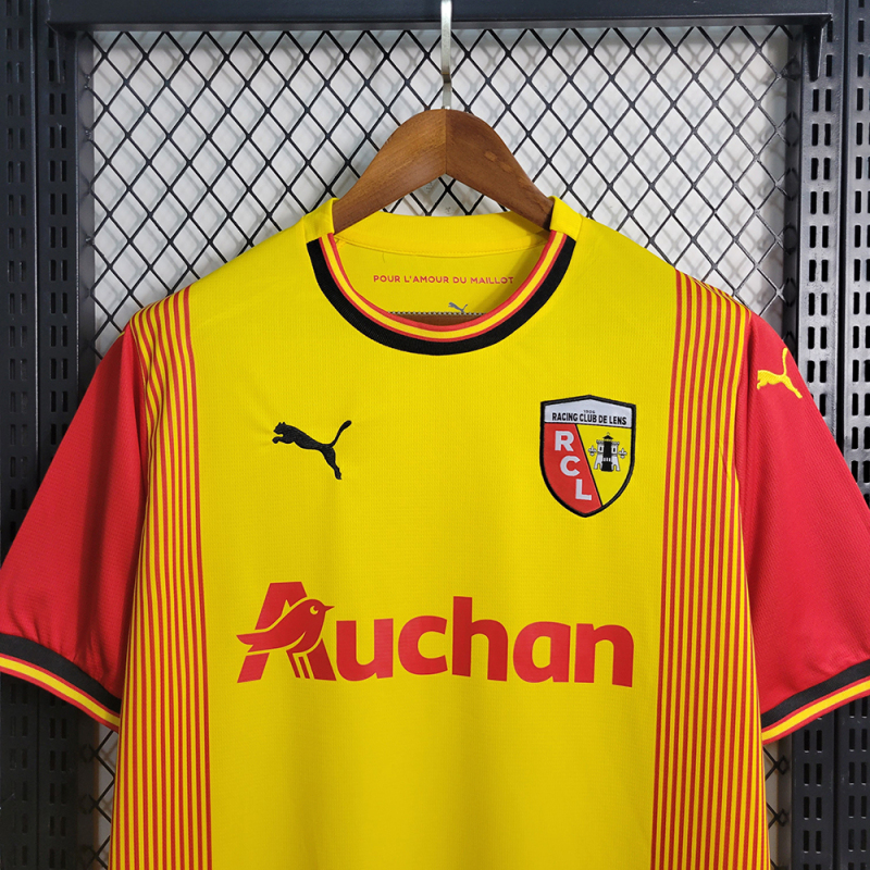 QCOFFICIAL | 2023/24 RC Lens HOME Fans Edition Football Soccer Jersey Shirt