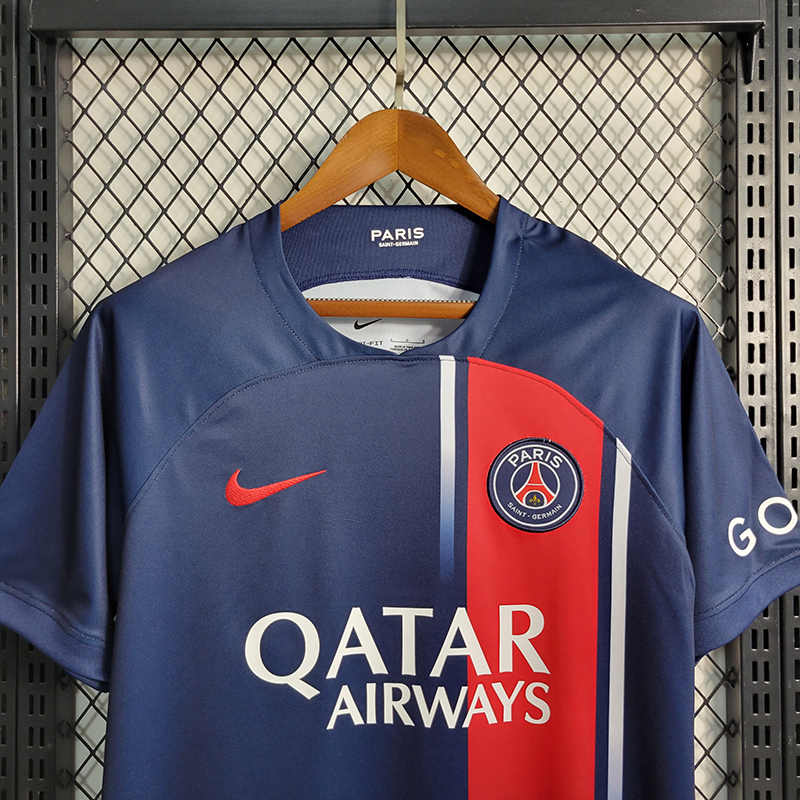 QCOFFICIAL | 2023/24 Paris Saint-Germain HOME Fans Edition Football Soccer Jersey Shirt