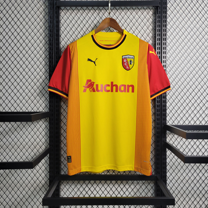 QCOFFICIAL | 2023/24 RC Lens HOME Fans Edition Football Soccer Jersey Shirt
