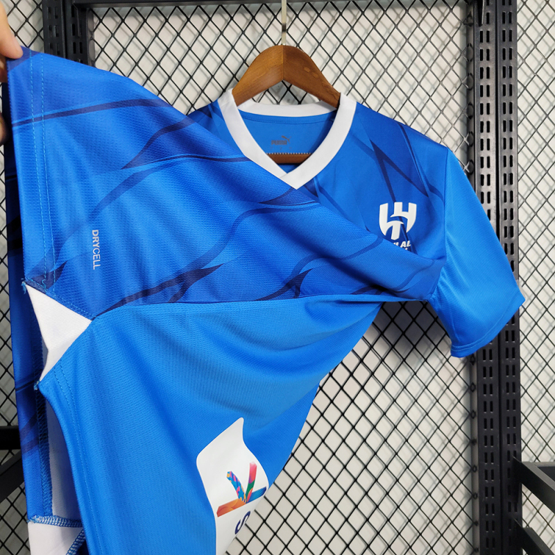 QCOFFICIAL | 2023/24 Al Hilal SFC HOME Fans Edition Football Soccer Jersey Shirt