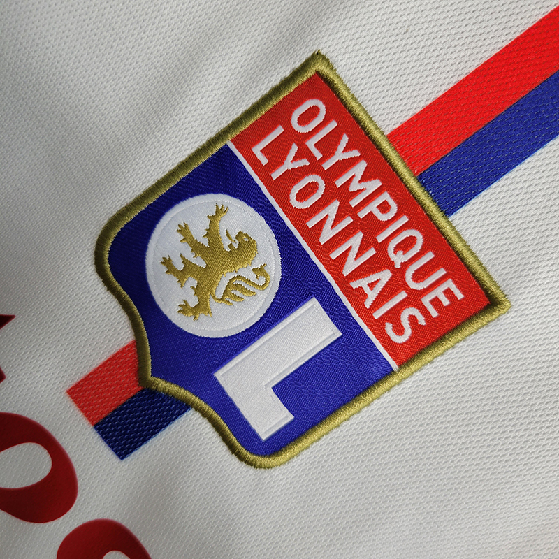 QCOFFICIAL | 2023/24 Olympique Lyonnais 2ND HOME Fans Edition Football Soccer Jersey Shirt