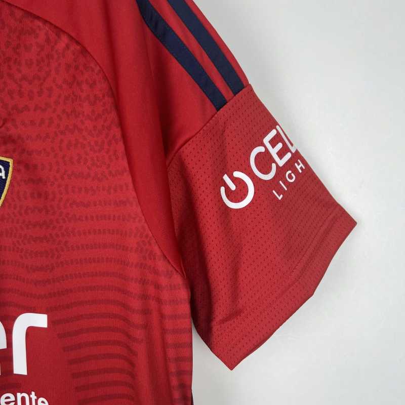 QCOFFICIAL | 2023/24 CA Osasuna HOME Fan Edition Football Soccer Jersey Shirt