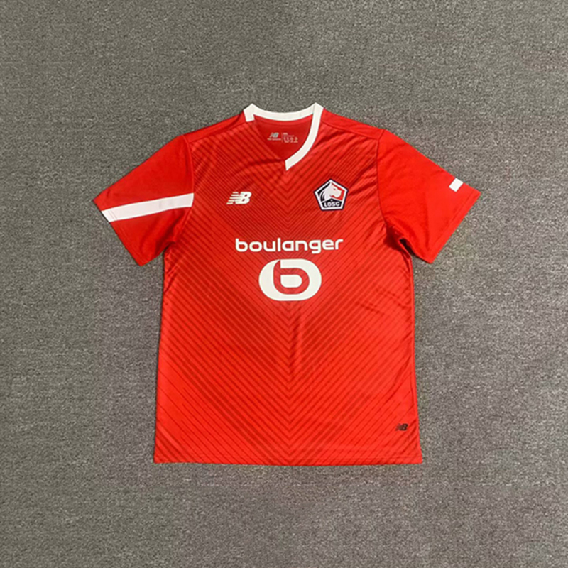 QCOFFICIAL | 2023/24 Lille OSC HOME Fans Edition Football Soccer Jersey Shirt