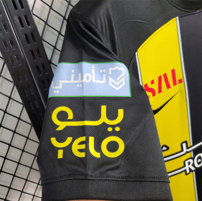 QCOFFICIAL | 2023/24 Ittihad FC HOME Fans Edition Football Soccer Jersey Shirt
