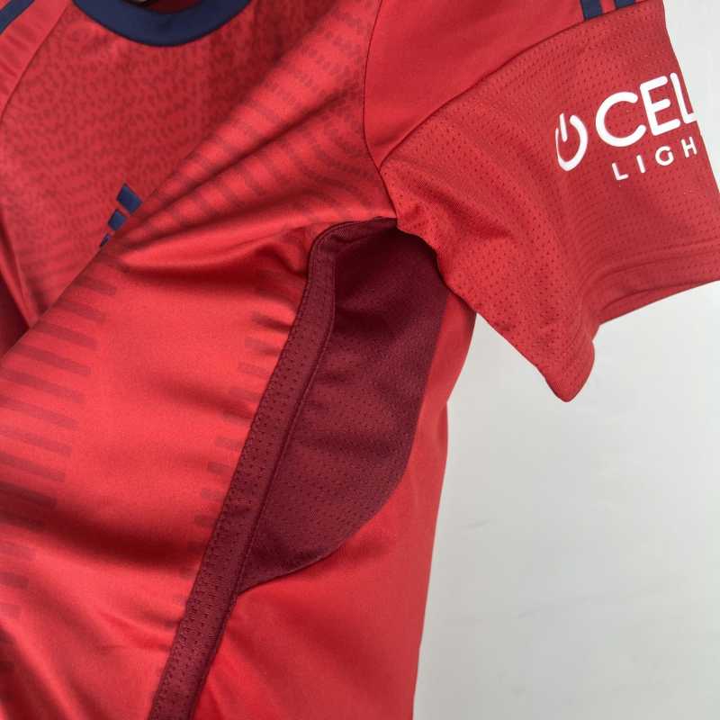 QCOFFICIAL | 2023/24 CA Osasuna HOME Fan Edition Football Soccer Jersey Shirt