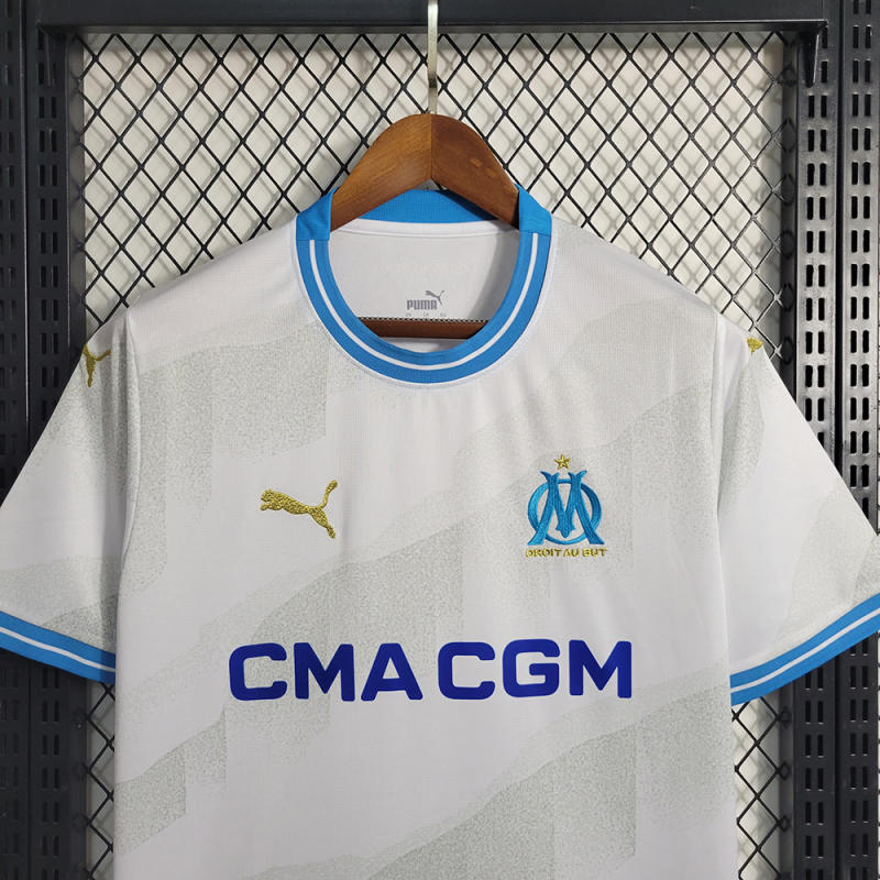 QCOFFICIAL | 2023/24 Olympique de Marseille HOME Fans Edition Football Soccer Jersey Shirt