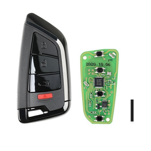 Xhorse XSKF21EN Smart Remote Key Memorial Knife Style 4 Buttons English 5pcs/lot