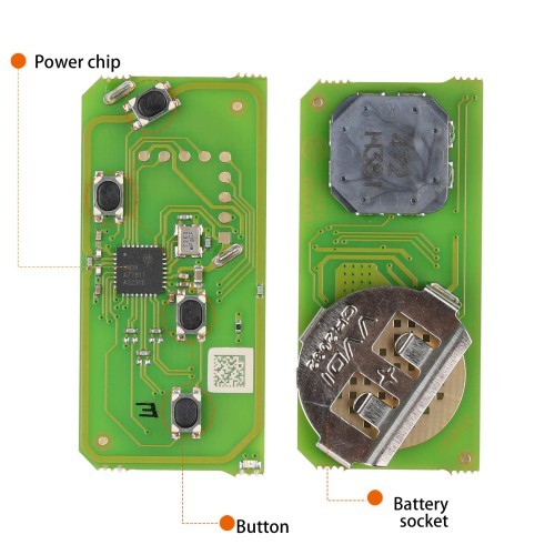 XHORSE XSTO03EN XM38 series TOY.T 4 Buttons Universal Smart key