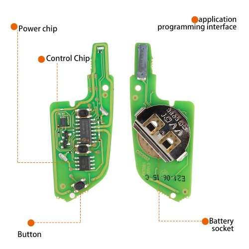 Xhorse XELEX0EN Super Remote Key Toyota/Lexus Flip 3 Buttons Built-in Super Chip English 5pcs/lot