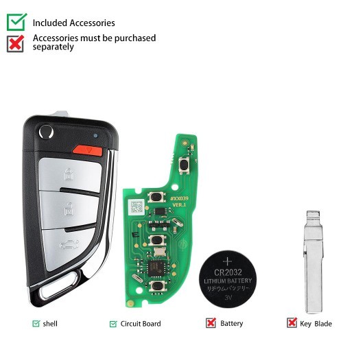 Specification:     Style: MQB Color: Black Button: 3 Buttons    Transponder: Yes Battery: No