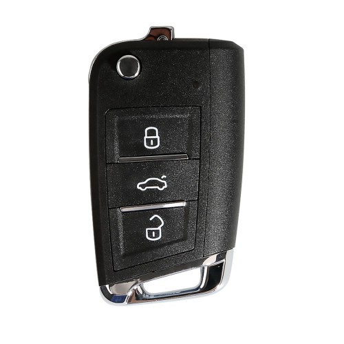 Xhorse XKMQB1EN Wire Remote Key MQB Flip 3 Buttons English 5pcs/lot