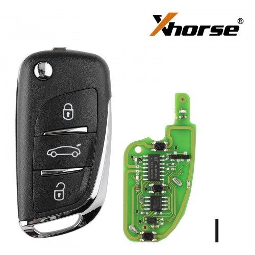 Xhorse XEDS01EN Super Remote Key DS 3 Buttons Built-in Super Chip English 5pcs/lot