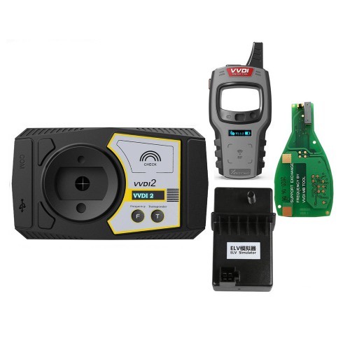 Xhorse VVDI2 Key Full Authorizations+Free Mini key tool+ELV Emulator+Keyless Go FBS3
