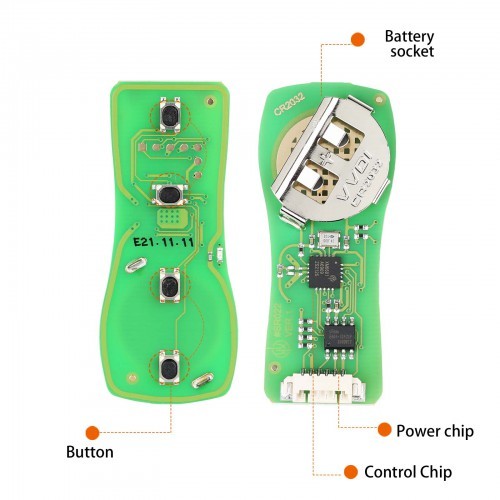 Xhorse XKNI00EN Wire Remote Key Nissan Separate 4 Buttons English 5pcs/lot