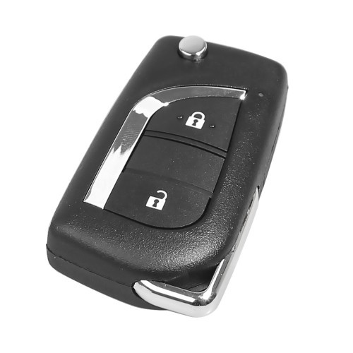 Xhorse XKTO01EN Wire Remote Key Toyota Flip 2 Buttons English 5pcs/lot