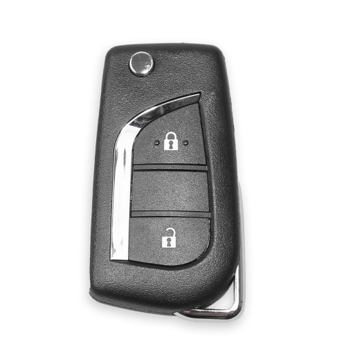 Xhorse XKTO01EN Wire Remote Key Toyota Flip 2 Buttons English 5pcs/lot