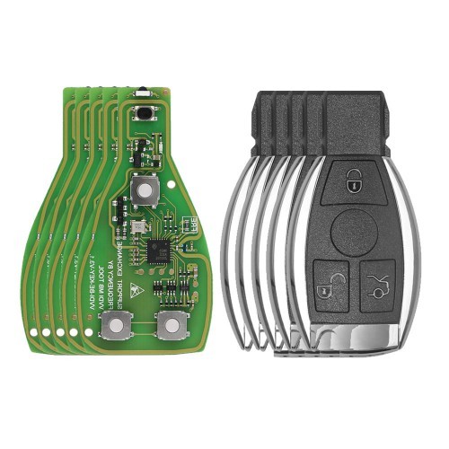 Xhorse XNBZ01 VVDI BE Key Pro Mercedes Benz Smart Key Shell 3 Button Get 5 Free Tokens for VVDI MB Tool 5pcs/lot
