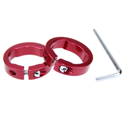 A pair Handle-Bar End Ring for Bike Bicycle Cycle Camera Grip Red