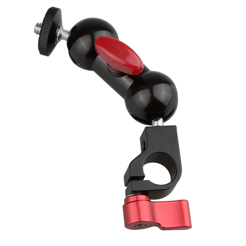 CAMVATE Single Rod Clamp & 360°Swivel Ball Head Mount