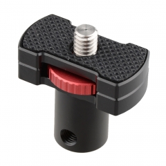 CAMVATE 15mm micro Rod Mount with Large Knurled Edge 1/4"-20 Locknut