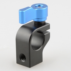 CAMVATE 15mm Rod Clamp (Blue Thumbscrew)