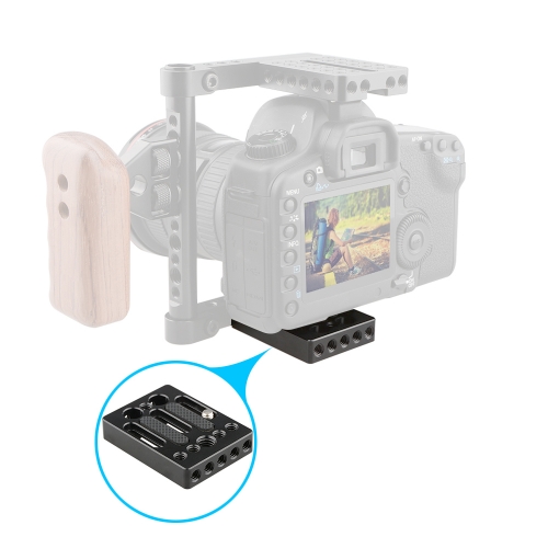 CAMVATE DSLR Camera Baseplate for Cage Rig (Universal),Cheese Plate