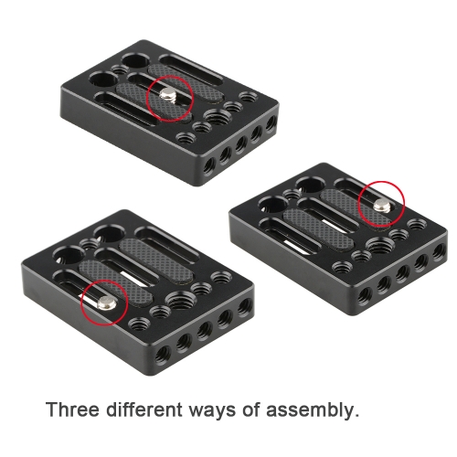 CAMVATE DSLR Camera Baseplate for Cage Rig (Universal),Cheese Plate