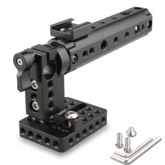 CAMVATE DSLR Top Handle Rig w/ Top Plate 15mm Rod Clamp Cold Shoe Mount fr Canon Sony