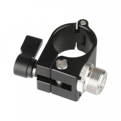CAMVATE 25mm Rod Clamp (Black Knob) With 5/8"-27 Microphone Screw For DJI Ronin M Gimbal Stabilizer