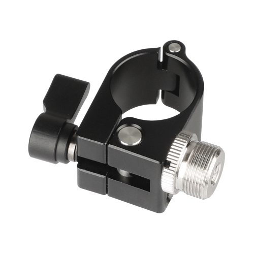 CAMVATE 25mm Rod Clamp (Black Knob) With 5/8"-27 Microphone Screw For DJI Ronin M Gimbal Stabilizer