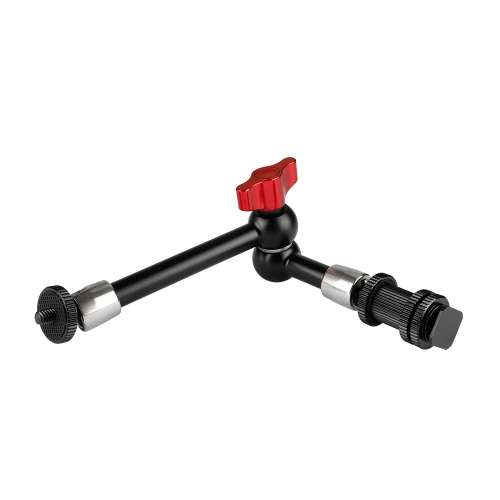 CAMVATE Versatile 9" Articulating Magic Arm & Shoe Mount (Red Knob)