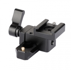 CAMVATE Quick Release Clamp( Black Wingnut) & Cold Shoe Mount Adapter