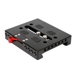 CAMVATE Quick Release Baseplate With Locking Lever For ARRI Dovetail Bridge Plate Sled