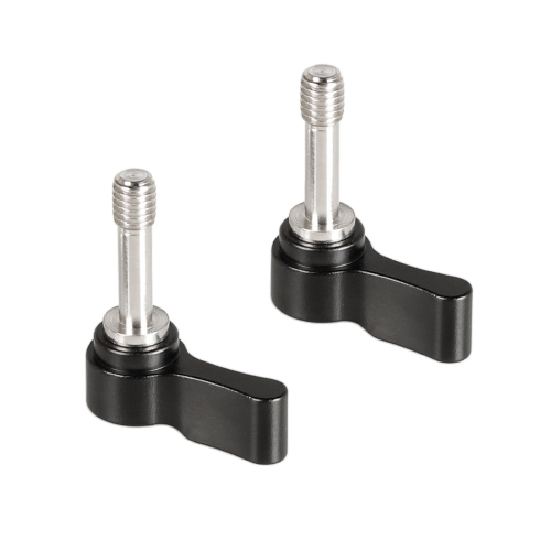 CAMVATE M6 Ratchet Wingnut Assembly Knob Black (A Pair)