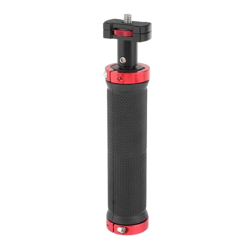 CAMVATE Rubber Handgrip With 1/4"-20 Thumbscrew Support Mount For DSLR Camera Cage Accessory
