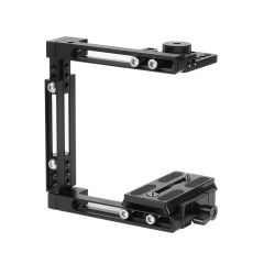 CAMVATE Self-configuration Half Cage Kit With QR Manfrotto Plate For Nikon D3200 / D3300 / D5200 / D5500 / D7000 / D7100 etc