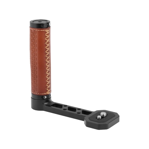 CAMVATE Side Handgrip (Leather-covered) L Type For DJI Ronin-S / SC & Zhiyun Crane 2 / V2 Stabilizer Gimbals