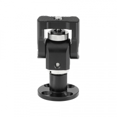 CAMVATE Camera Monitor Support Holder With 1/4"-20 Thumbscrew Mount With Circular Wall Mount Base