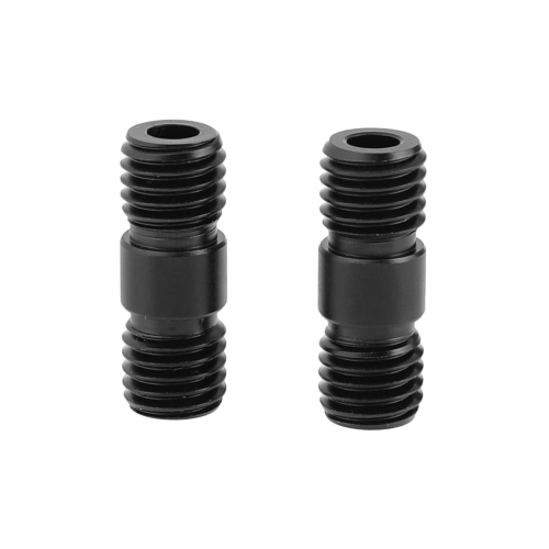 CAMVATE M12 Thread Rod Extension Connector (Black) for 15mm Rail Support System (pack of 2)