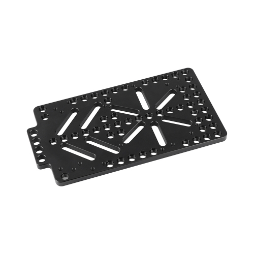 CAMVATE Aluminum Cheese Plate Battery Backboard For V Lock Power Supply Plate Power Distributor Adapter