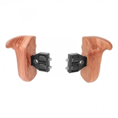 CAMVATE Wood Wooden Handgrip (left & right hand) for DSLR Camera Cage (Brazilian Wood)