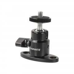 CAMVATE Security Wall Mount With 1/4"-20 Male Mini Ball Head For CCTV Camera Surveillance System