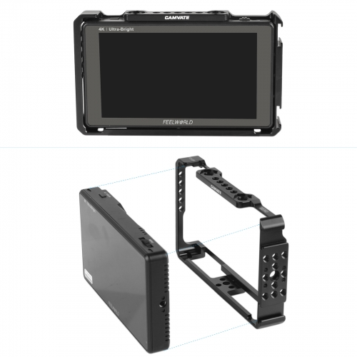 CAMVATE Formfitting Monitor Cage for FeelWorld LUT6/LUTS6