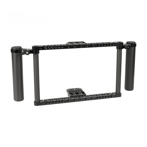 CAMVATE 7" Director’s Monitor Cage Kit With Adjustable Carbon Fiber Handgrip For Atomos Ninja Inferno / Shotgun 7