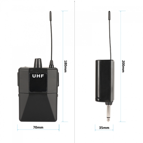 TKL UP-1 Microphone Lavalier sans fil UHF micro cravate caméra