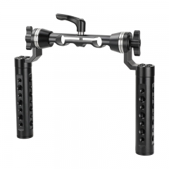 CAMVATE ARRI Rosette Handgrips Aluminium Cheese Handle With Dual 15mm Railblock For DLSR Camera Shoulder Mount Rig