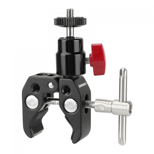 CAMVATE Universal Camera Tripod Bracket Mount Clamp with Ball Head 360° Rotate