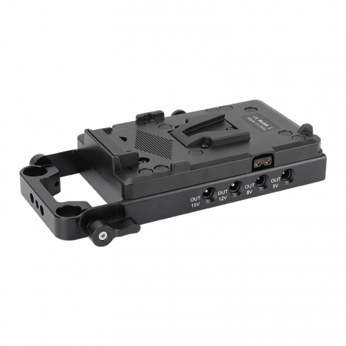 CAMVATE V Mount Quick Release Battery Plate Power Splitter With Sony NP-FW50 Dummy Battery For Sony DSLR Cameras