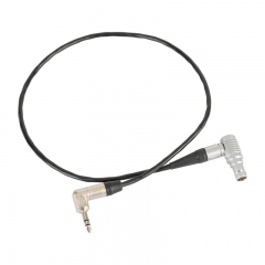 CAMVATE Right Angle 3.5mm Jack To Right Angle EXT 9 Pin Timecode Input Cable For RED Komodo 6K Cinema Camera
