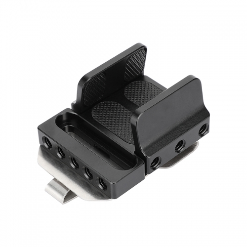 CAMVATE Universal SSD Clamp Holder Adjustable Width (35mm ~ 80mm) With Convenient Belt Clip & 1/4"-20 Mounting Points